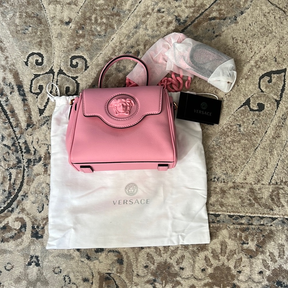 Versace Medusa Head Pink.